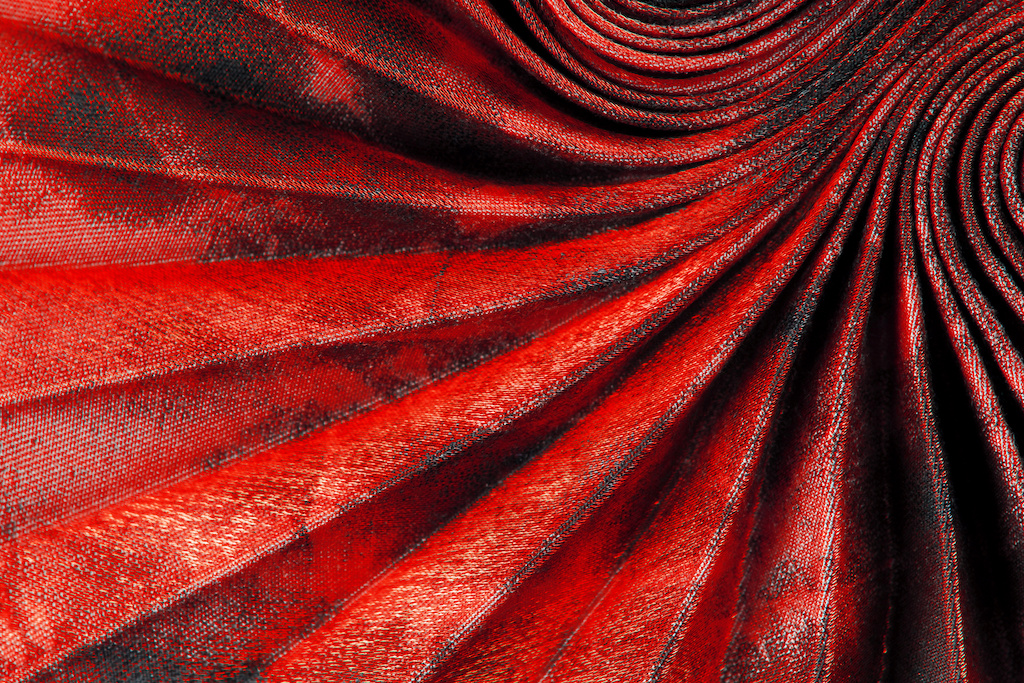 Tessuto rosso separè Zanzarissima
